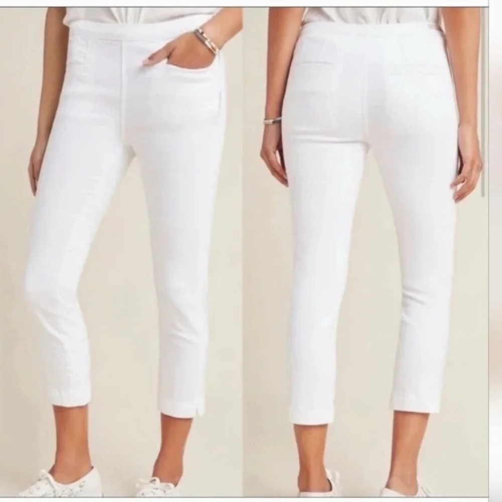 Anthropologie Pilcro & the Letterpress White High Rise Denim Legging Jeans W-28